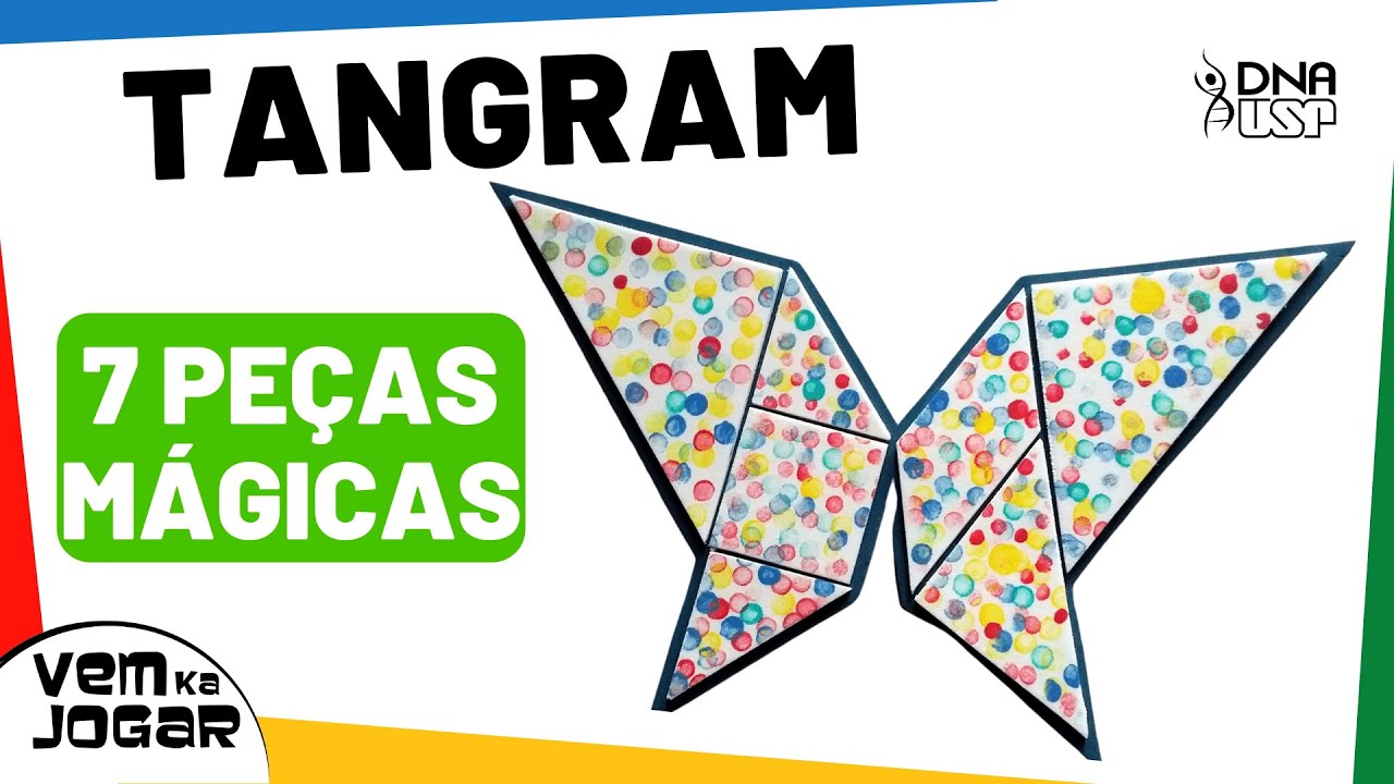 A lenda do TANGRAM e suas 7 Peças Mágicas - Um quebra cabeça chinês