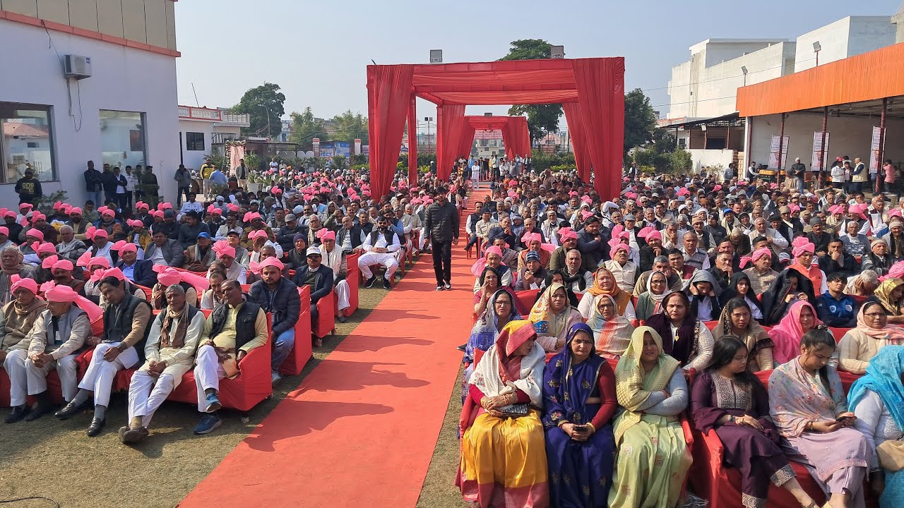 मेरठ में पंवार खाप की महापंचायत में उमड़ा सैलाब, हुए बड़े ऐलान, देखें LIVE