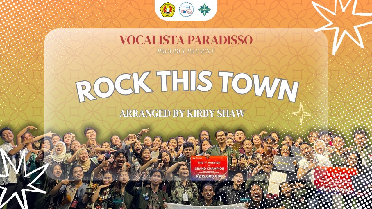 ROCK THIS TOWN, Arr. Kirby Shaw - PSM Vocalista Paradisso UPN Veteran Yogyakarta