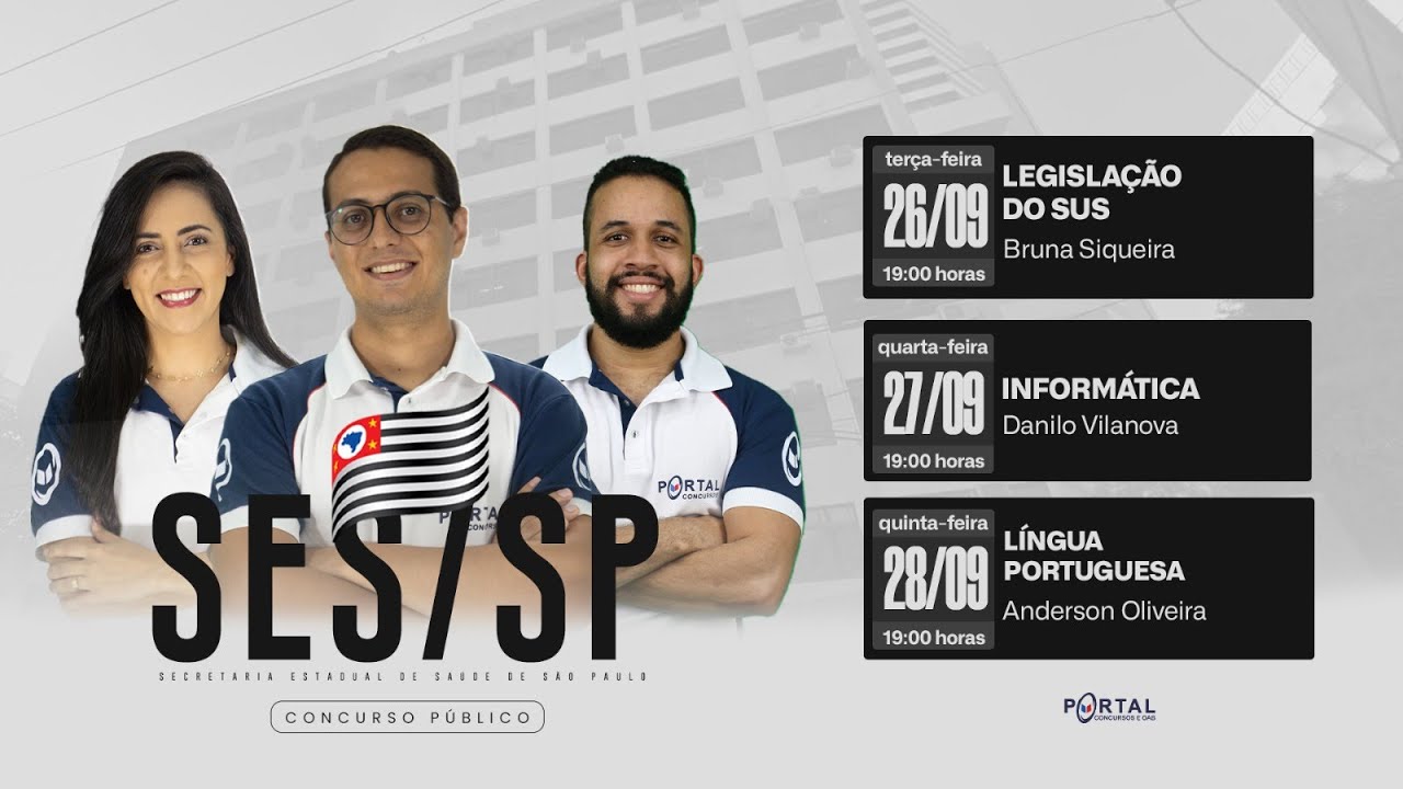 CONCURSO SES SP: LÍNGUA PORTUGUESA