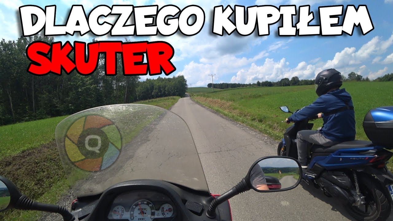 Kymco Agility i Honda Pantheon - wycieczka po podkarpaciu, niebezpieczne wyprzedzanie, interkom test