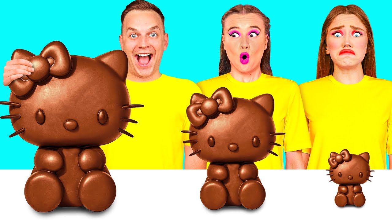 Большая, Средняя или Маленькая Тарелка Челлендж | Смешные Челленджи с Едой