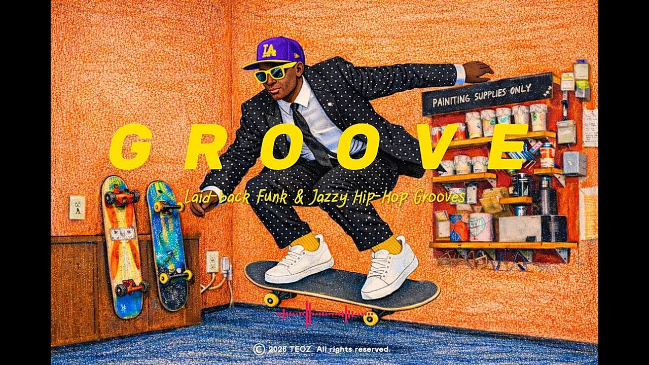 GROOVE | HIP HOP | laid-back | VOL.2 저절로 리듬 타는 그루브 | JAZZHOP | 매장음악 · 카페 · 몰입 · 집중 · 주말 · 노동요