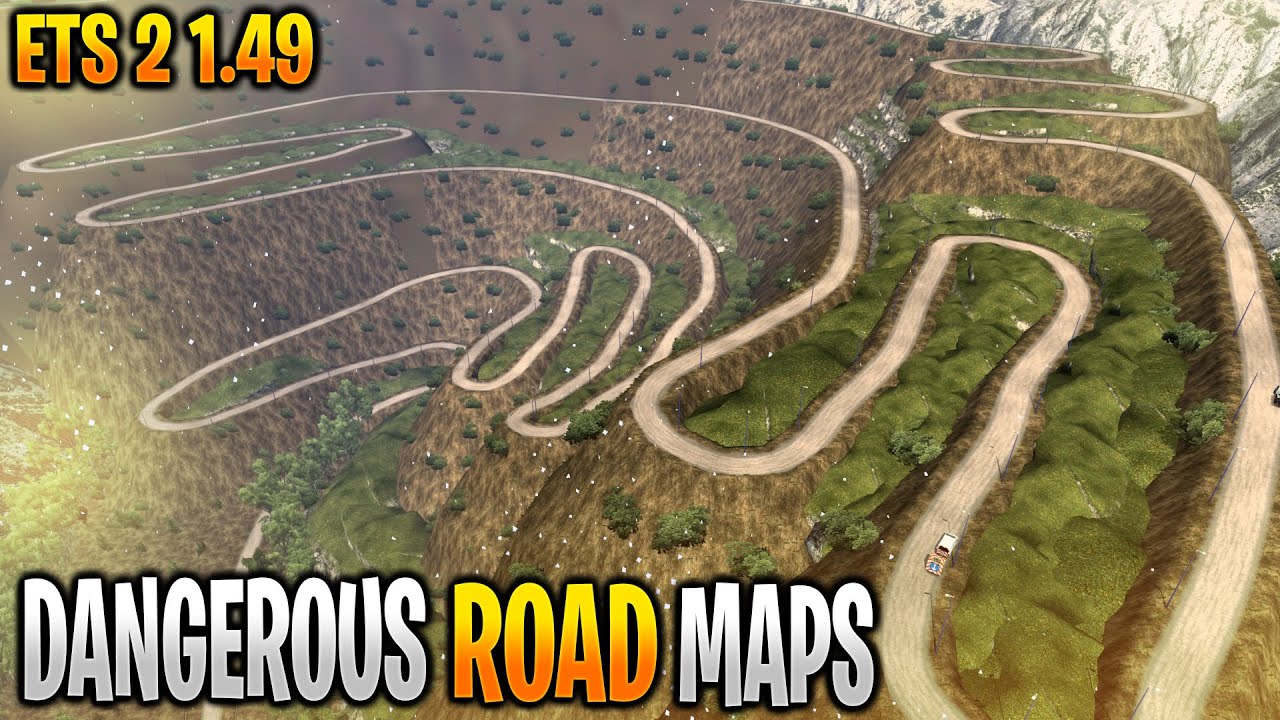 ETS2 Best STANDALONE Dangerous Road Map Mods for 1.49 | ETS 2 Mods