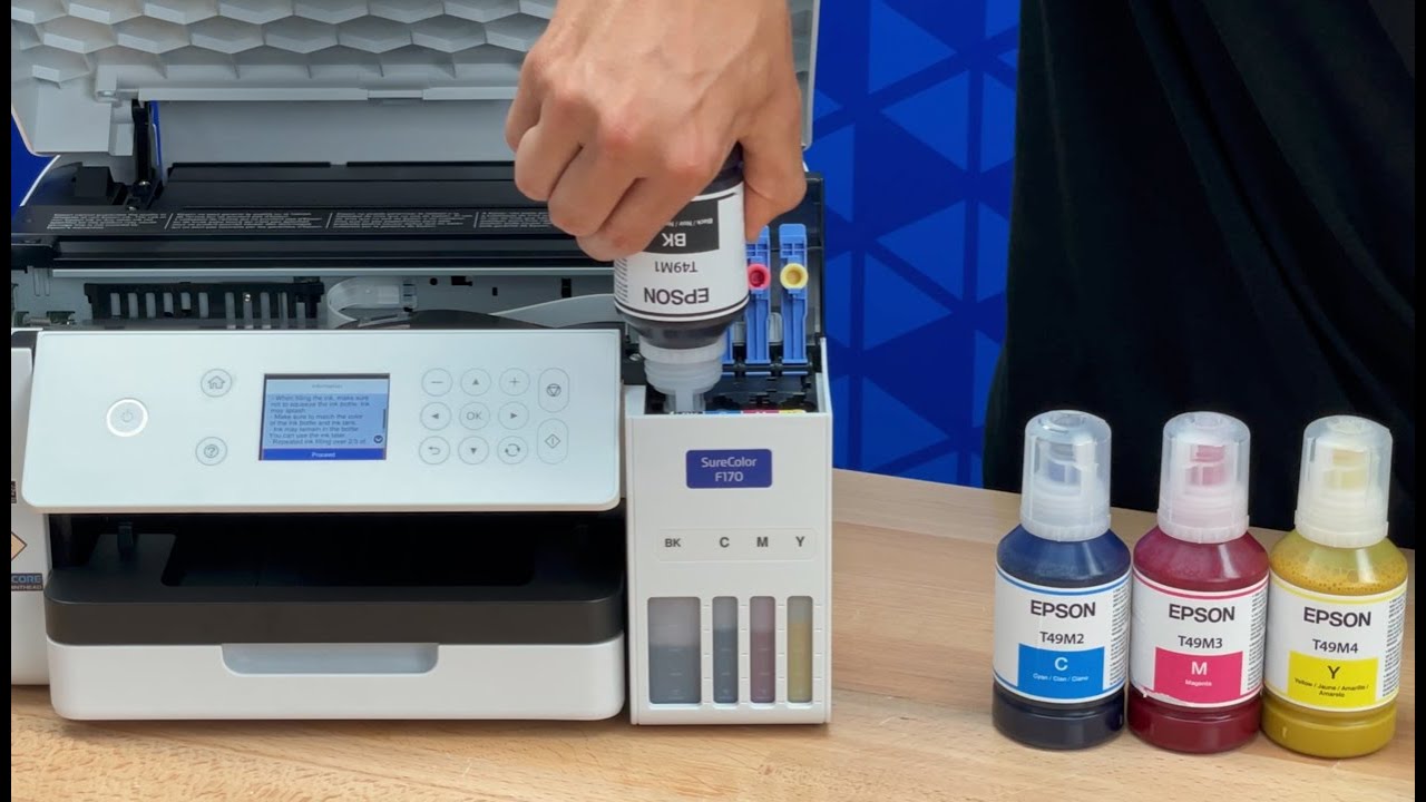 SureColor F170 I How to Load Ink