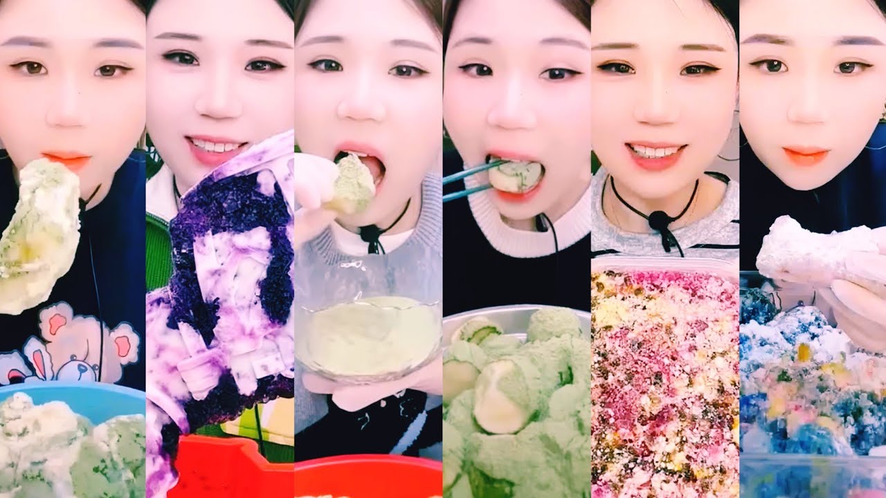 YY'S LONG ICE EATING MUKBANGS COMPILATION P-1 | Ice Lover 