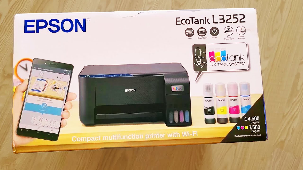 EPSON L3252 Yazıcı [Kutu Açılışı] [Sıfırdan Kurulum] [Baskı Kalitesi]