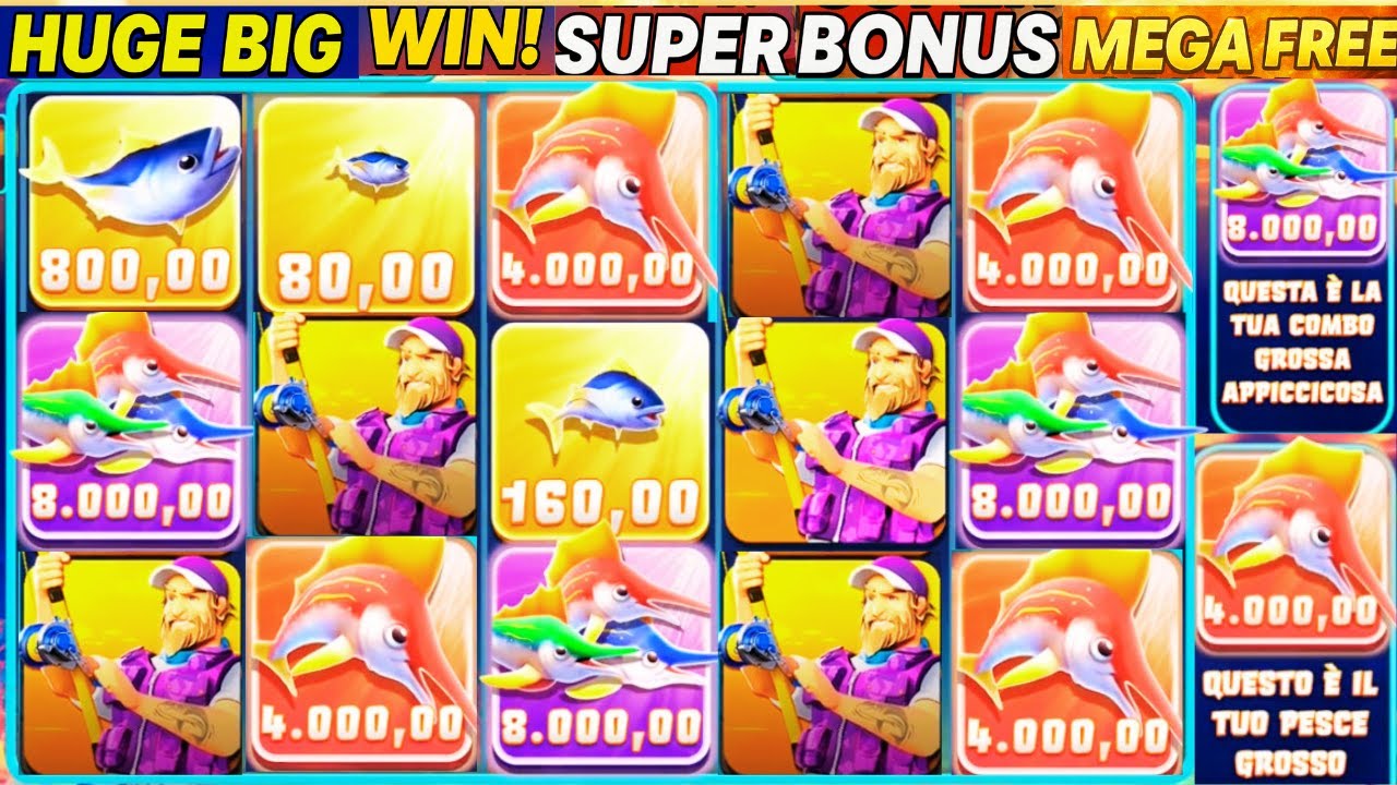 HUGE BIG WIN on New Slot: Fishing Net Fortune! Bonus Feature Pays Massive!