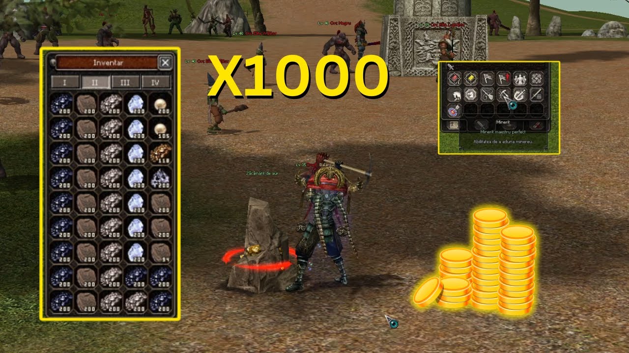 MAI MERITA SA STAI LA MINERIT?🔥AM MINERIT DE 1000+ ORI?! 🔥 METIN2 TIGERGHOST