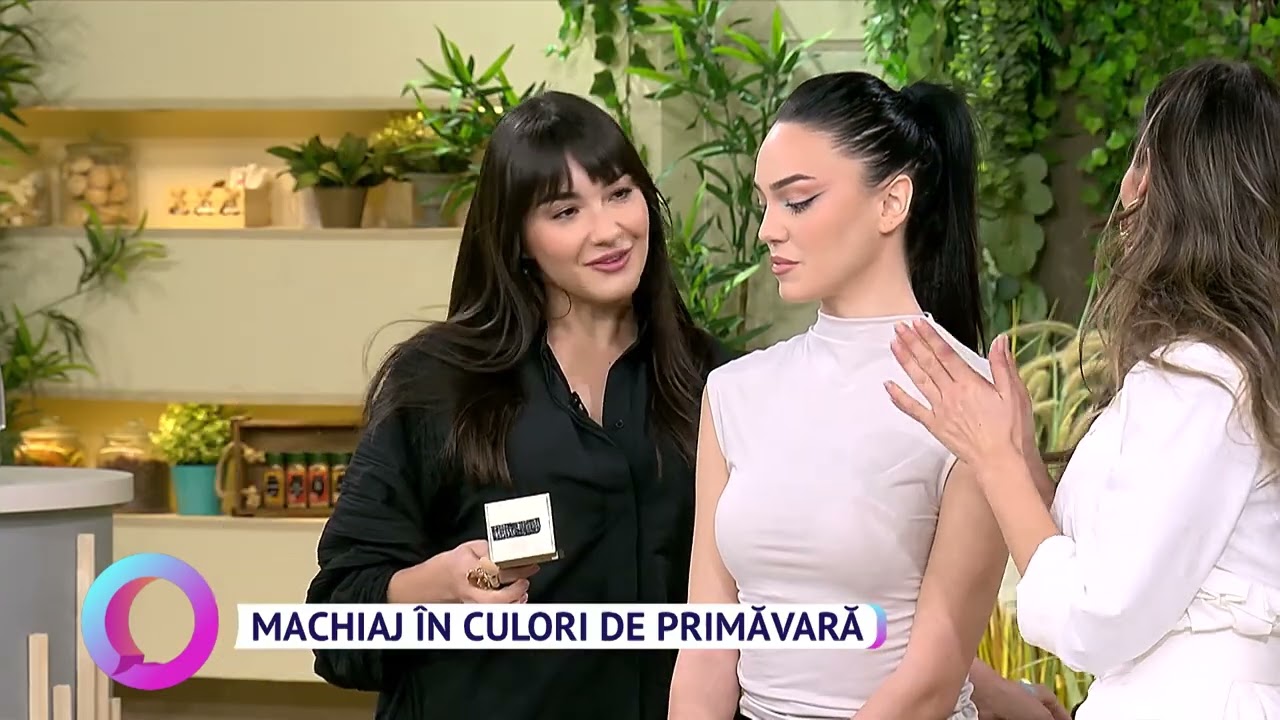 Machiaj în culori de primăvară