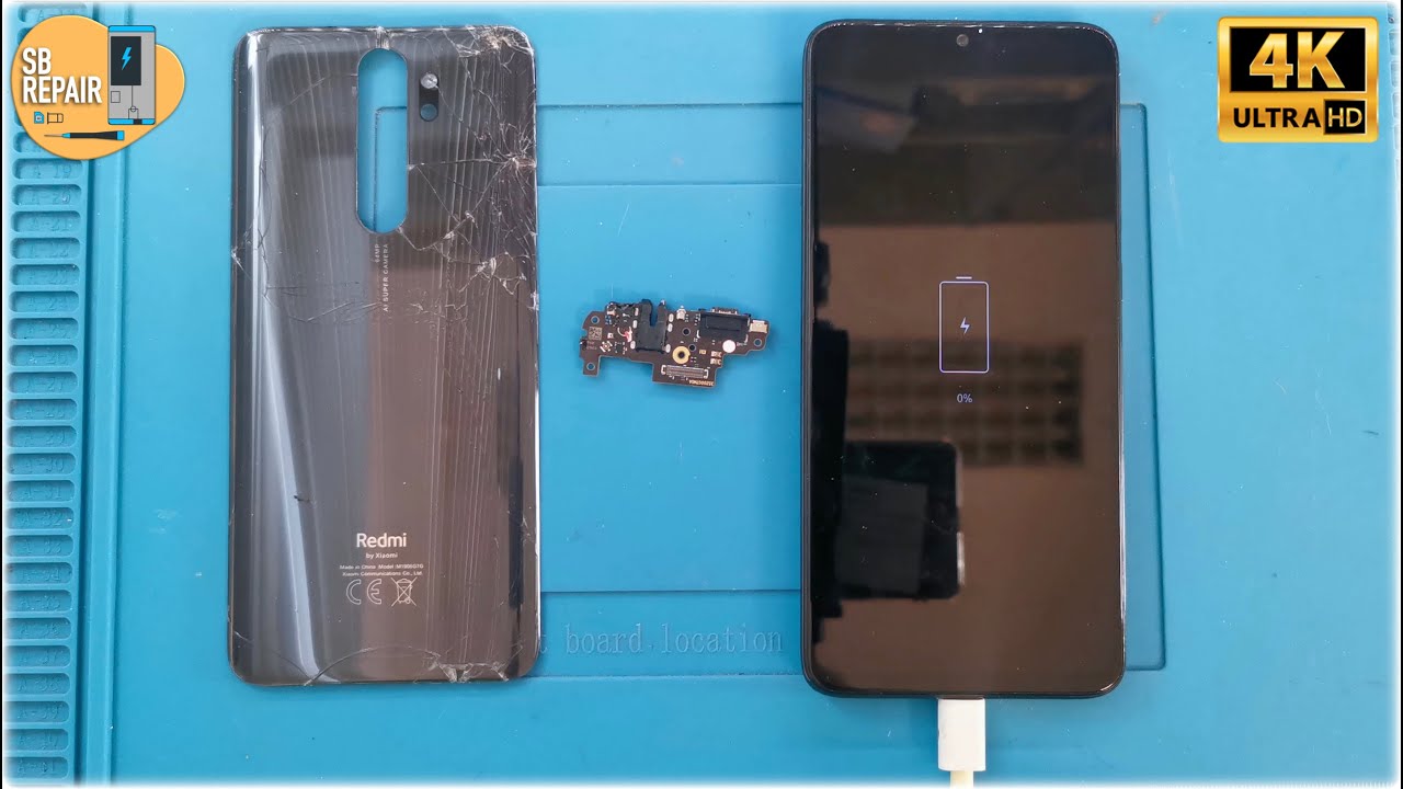 Redmi Note 8 Pro Charging Socket and Backcover Replacement 