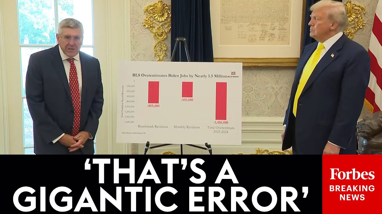 BREAKING NEWS: Trump And Stephen Moore Unveil 'New Data' To Make Case Against BLS Jobs Numbers