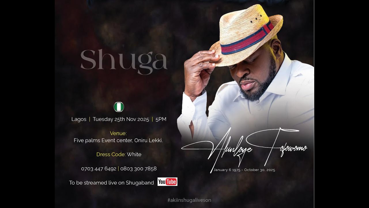 LAGOS  SHUGA TRIBUTE NIGHT AND SERVICE OF SONGS