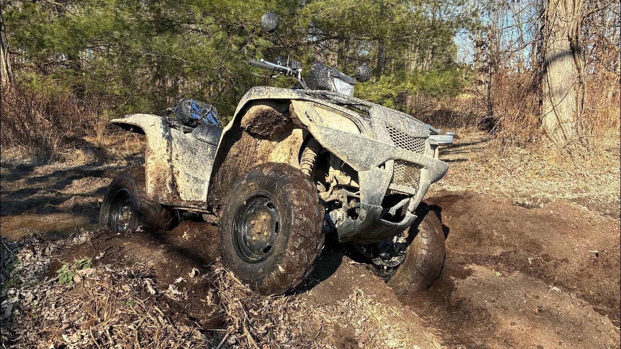 Ripping around the property 