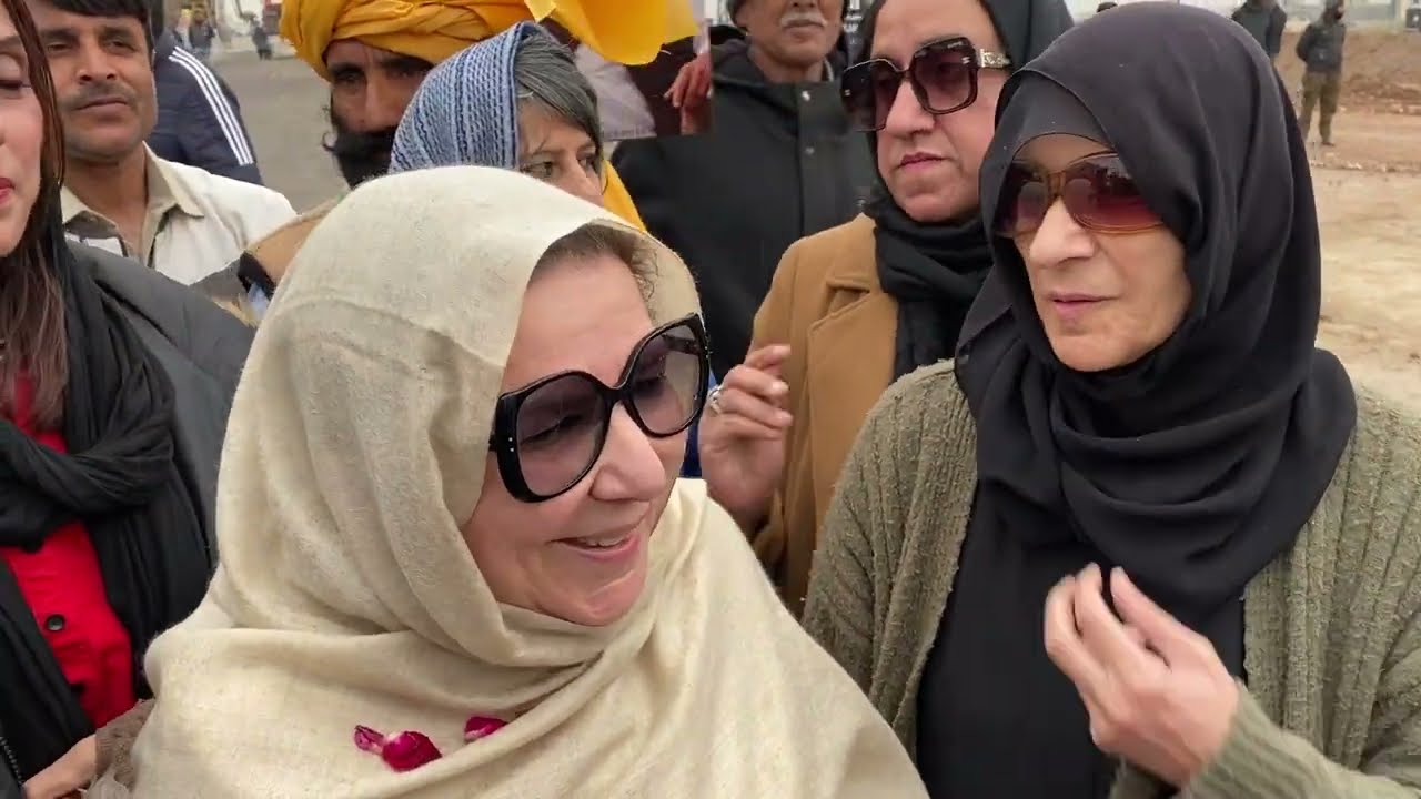 Noreen khan & Dr Umza talk outside Adiala jail about Imrankhan health & pti 8 February protest 