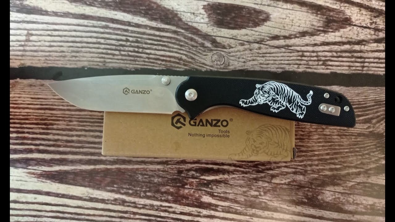Складной нож! Ganzo G6803! TG! Tiger Limited Edition! Year Of A Tiger!