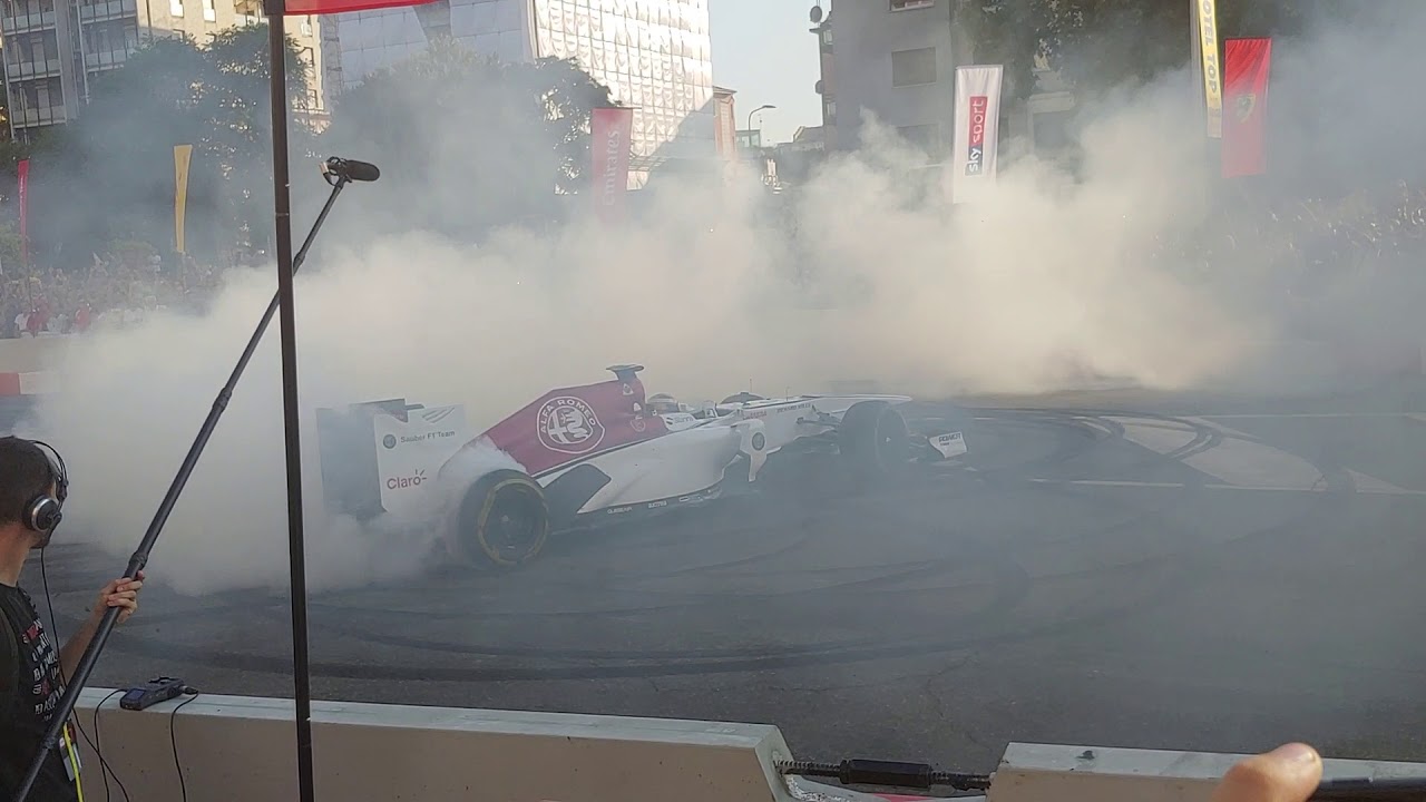 Burnout F1 Milan festival 2018