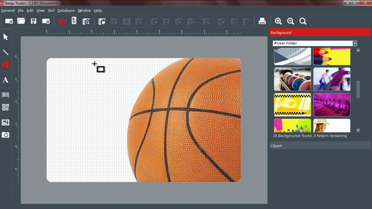 Evolis Badge Studio - Creating a Badge from a Blank Card