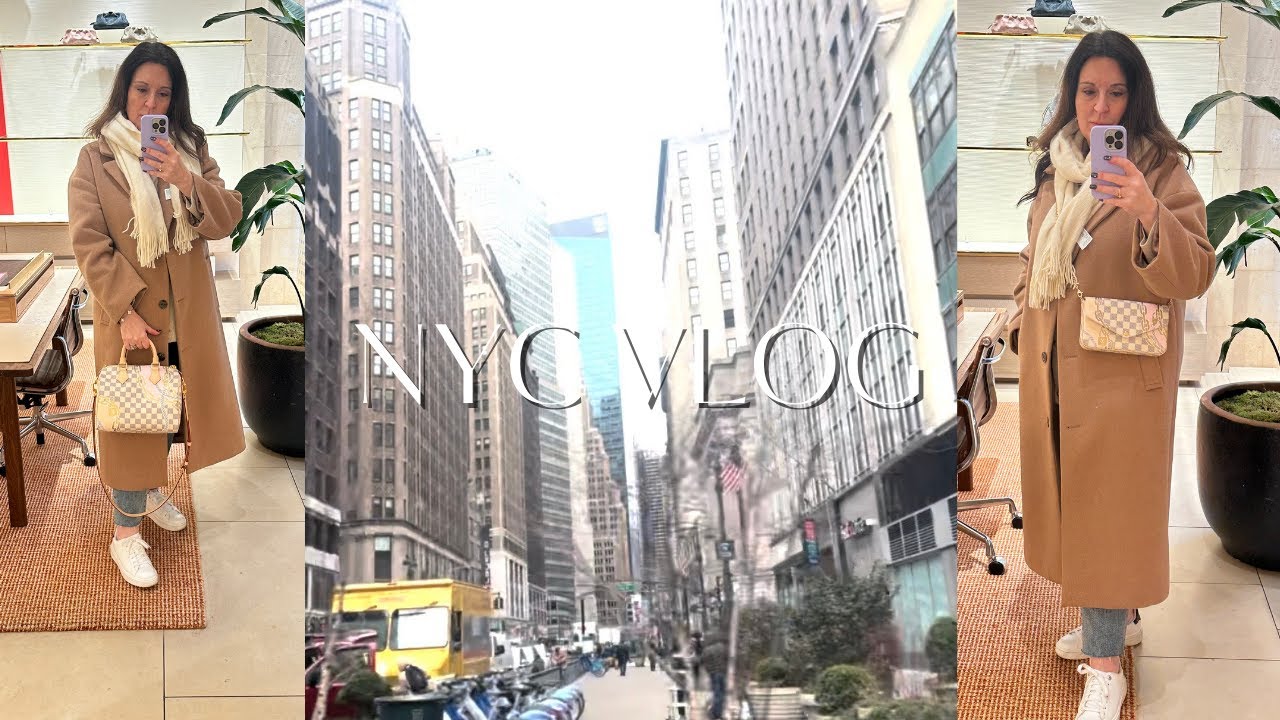 NYC LUXURY SHOPPING VLOG | GRWM, Unboxing Chanel | Louis Vuitton Nautical Collection, Moynat & Loewe