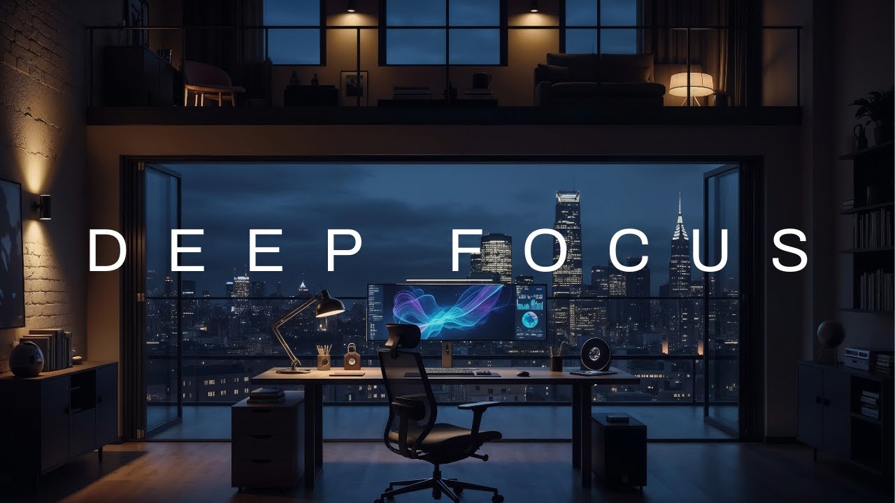 Deep Work Focus | Techno Lounge & Ambient Deep Bass (Session 02)