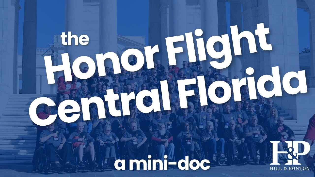 Программа Central Florida Honor Flight (спонсируется компанией Hill and Ponton)