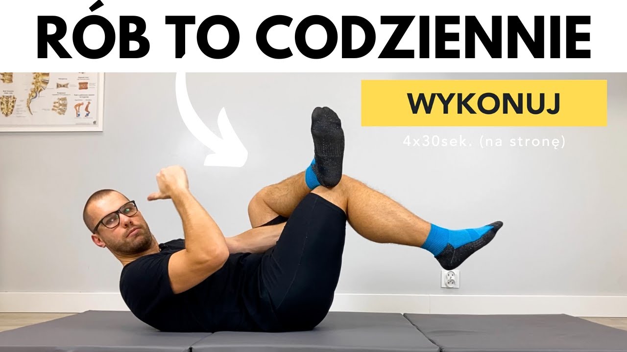 10 Ćwiczeń na Ból Kręgosłupa Lędźwiowego