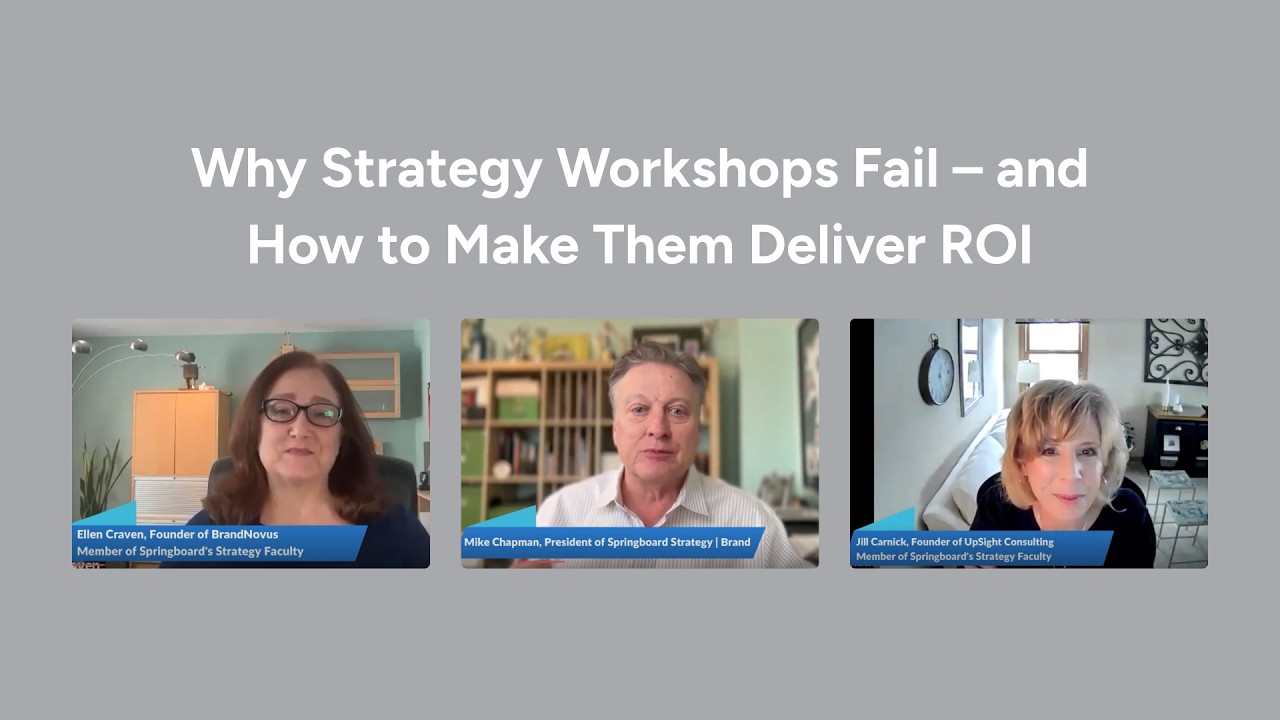Why Strategy Workshops Fail - and How to Make Them Deliver ROI