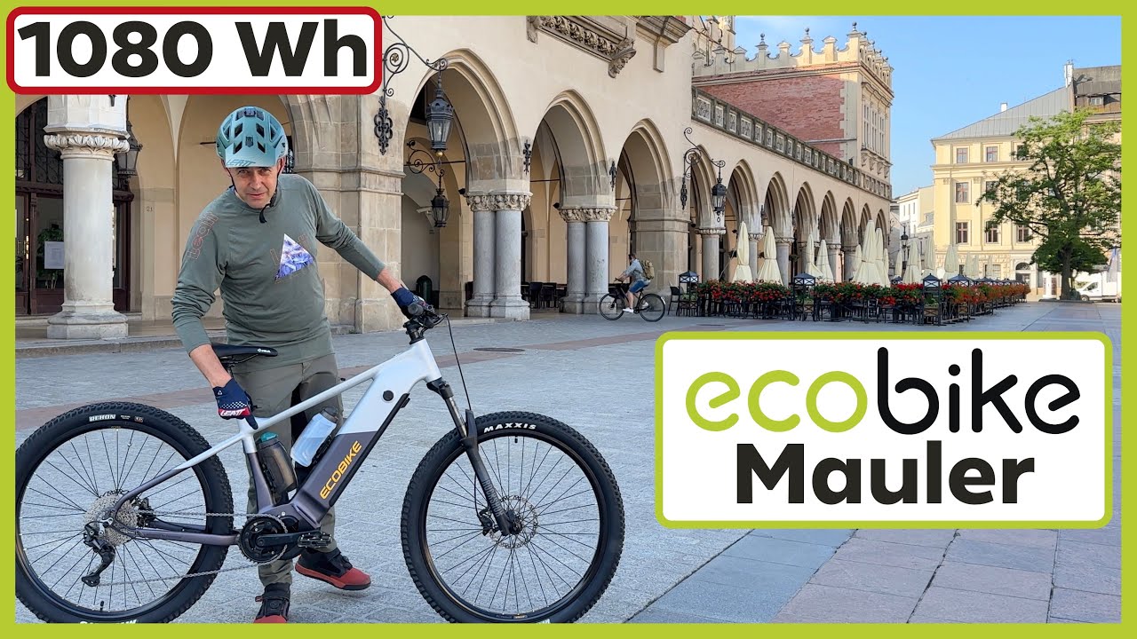 Ecobike Mauler z baterią 1080Wh. 200 km zasięgu? 95 Nm! Co za ebike? Panasonic GX ultimate; drebike