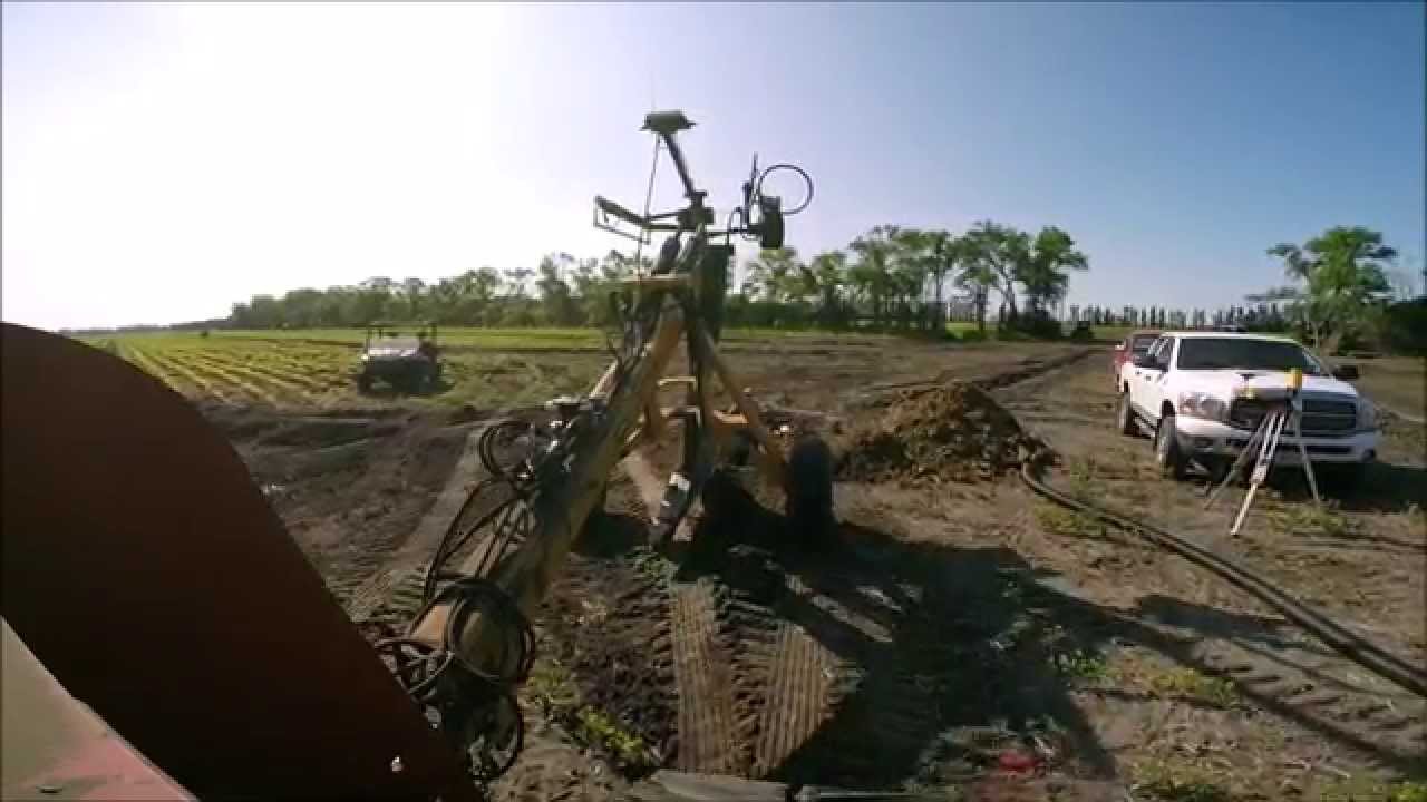 Drain Tile Installation With Soil-Max Gold Digger