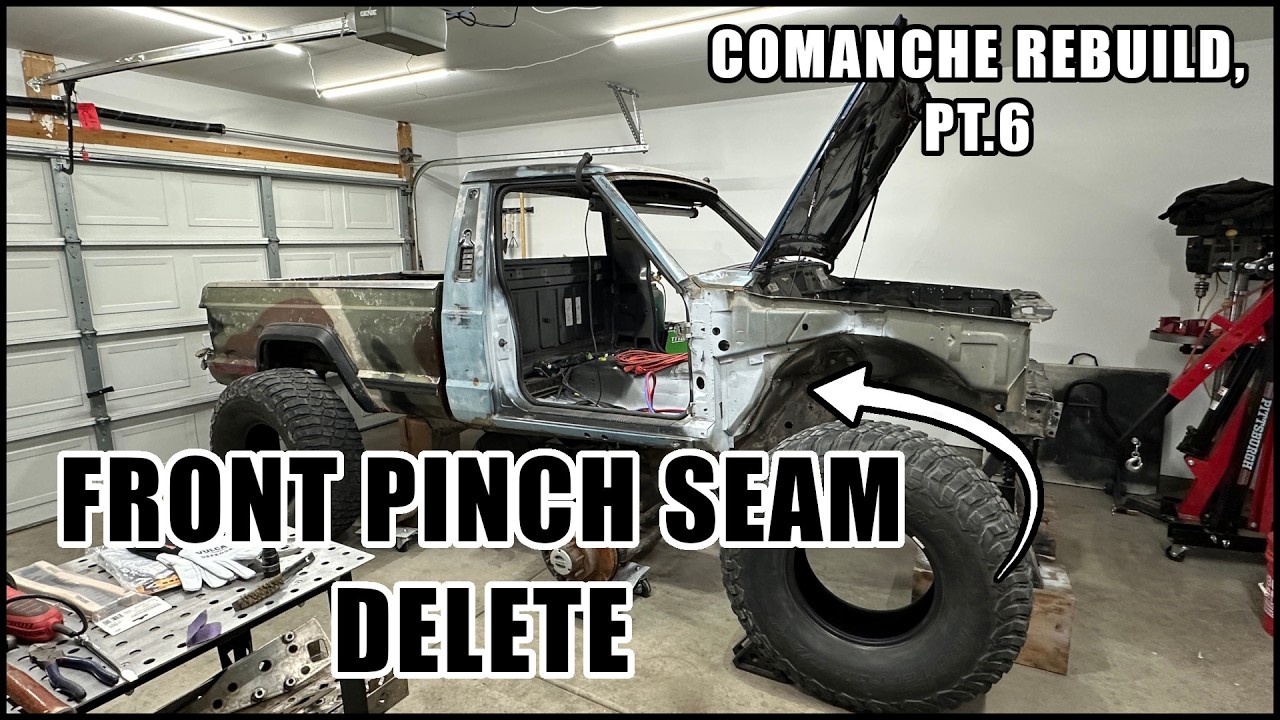 PREVENT Front Tire Damage On Your Lifted Jeep XJ Or Comanche! Front Fender Well Pinch Seam Delete.