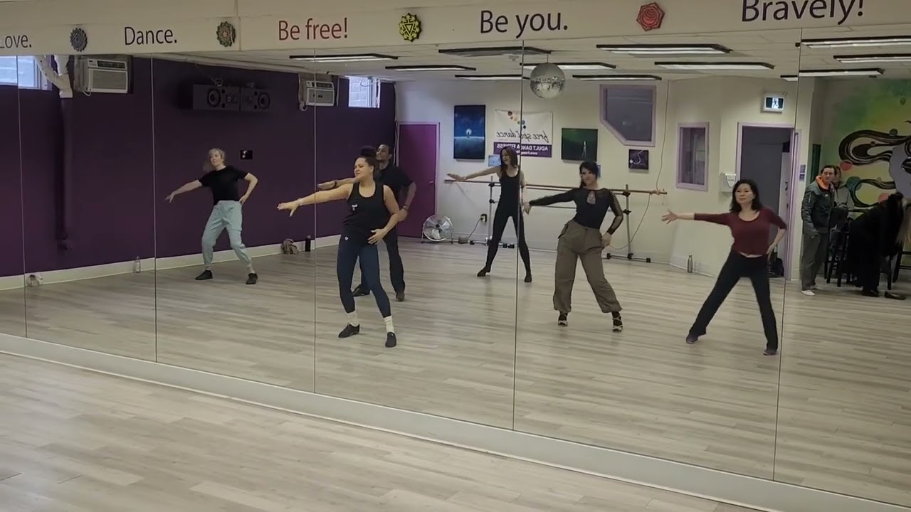 LA Salsa Footwork Open Level at Free Spirit Dance 