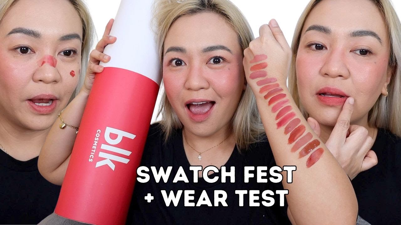 BAKIT GANITO NA ANG BLK CREAMY ALL OVER PAINT? SWATCH FEST + WEAR TEST!!!