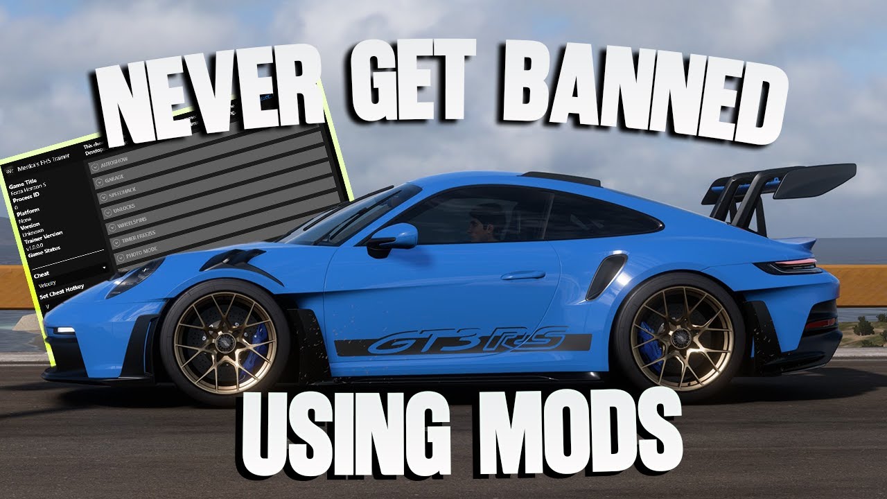 Как НИКОГДА не получить бан в FORZA HORIZON 5 за использование ЧИТОВ, МОДОВ или ХАКОВ.