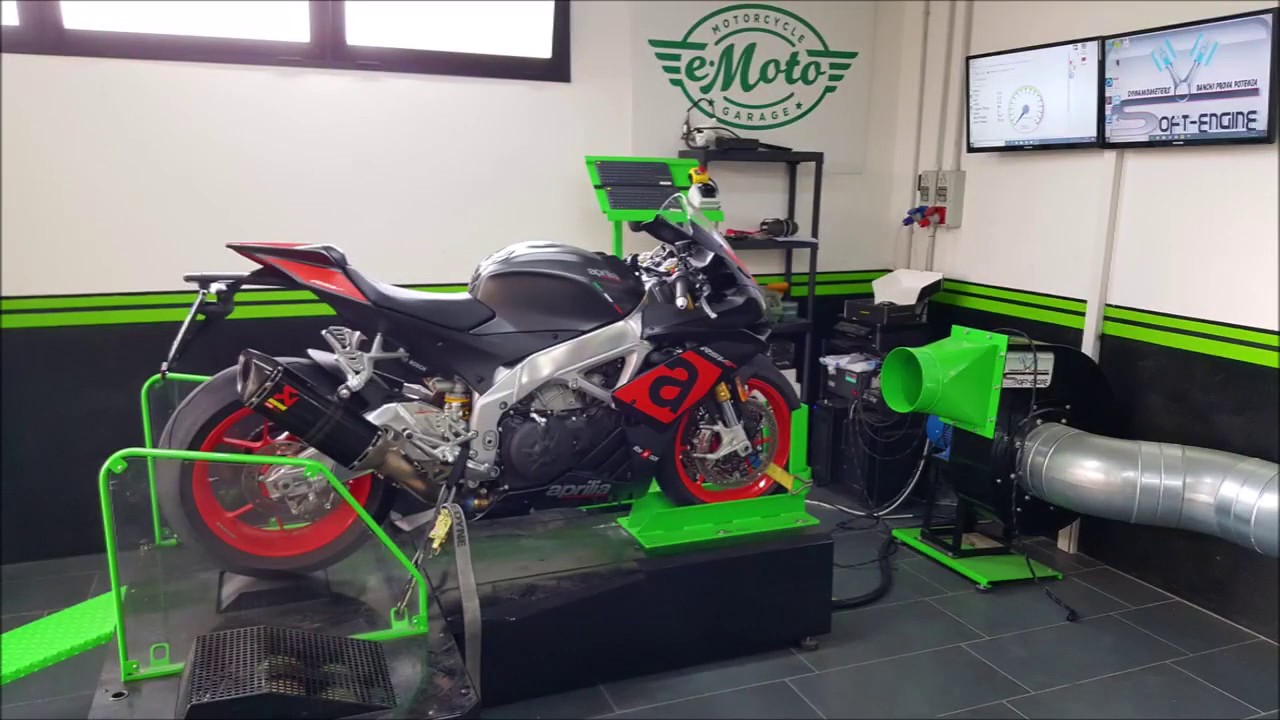 Test di potenza al banco moto Soft.Engine / Motorcycle Dynamometer HP test