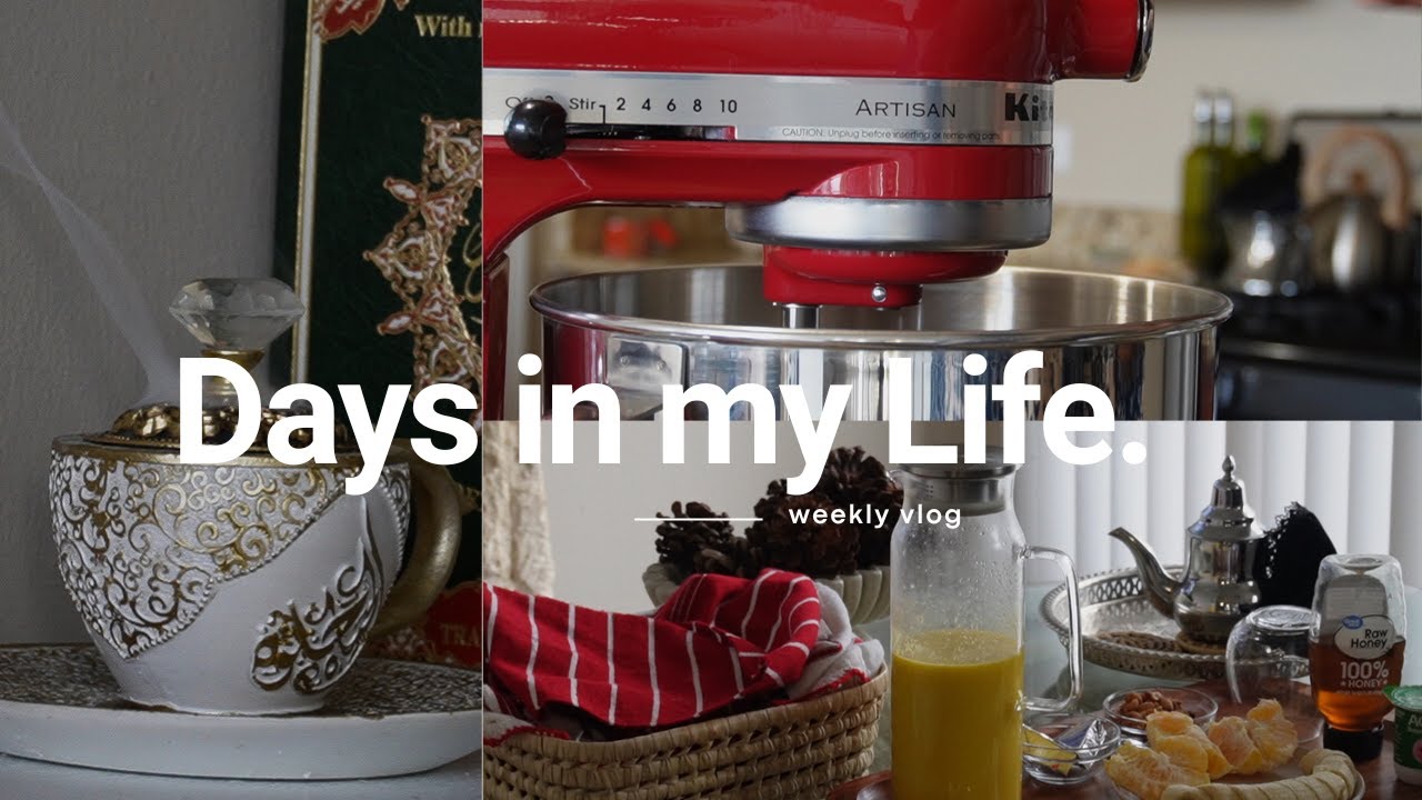 DIML VLOG ❆WINTER BREAK❆ | Kitchen Aid/Gift Unboxing, Jummah, Cooking, Cleaning my apartment & more