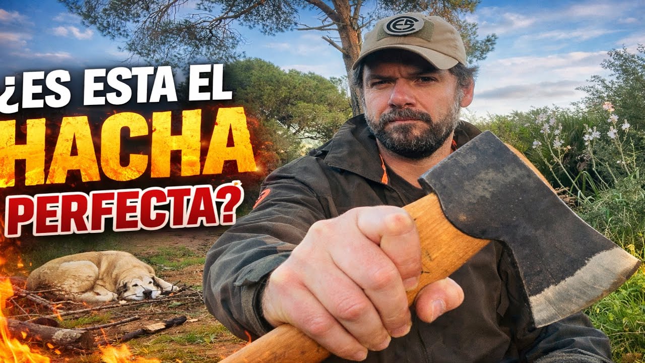 Probando el Hacha Forestal de HUSQVARNA