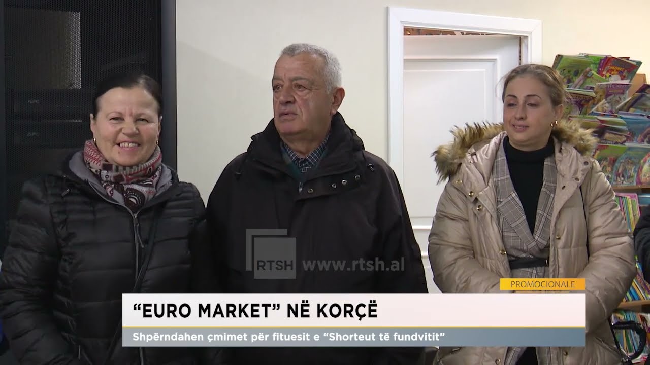 “Euro Market” në Korçë/ Shpërndahen çmimet për fituesit e “Shorteut të fundvitit”