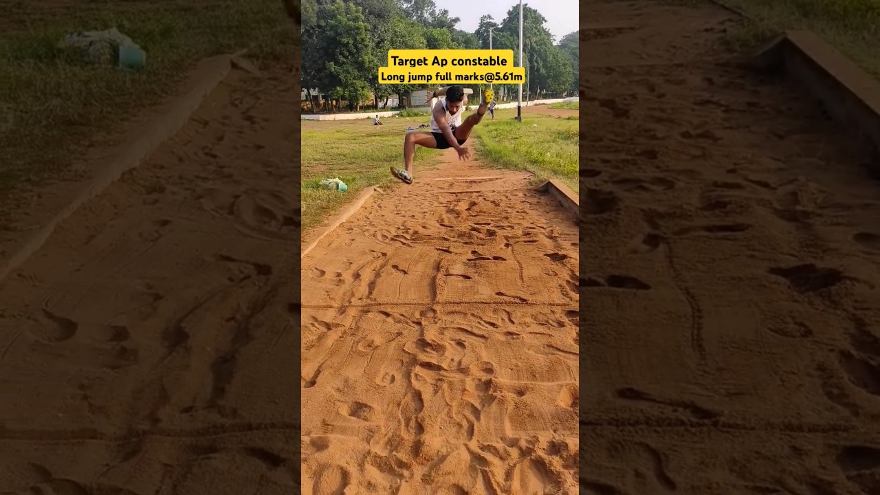 Long jump practice for ap constable #longjump #running #100m #events #sports #practice #constable