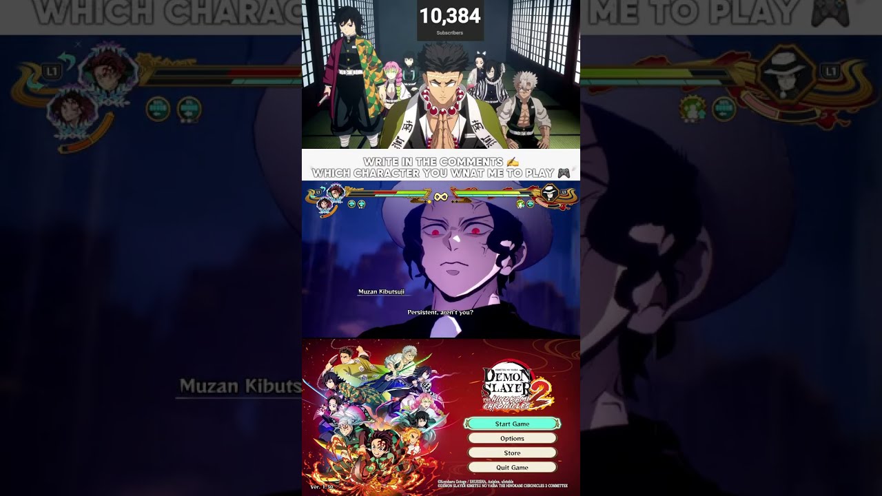 Demon Slayer Hinokami Chronicles 2 Vertical Live