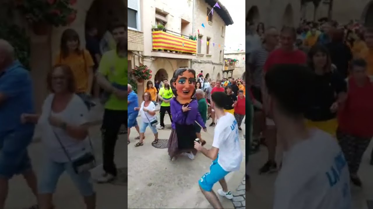 👹👺😹 Cabezudos en acción!  Monroyo 2024 en Directo