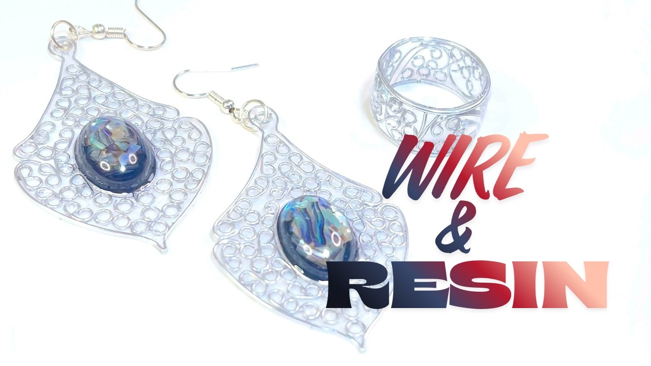 How to make Gorgeous and Easy wire and resin jewelry! DIY