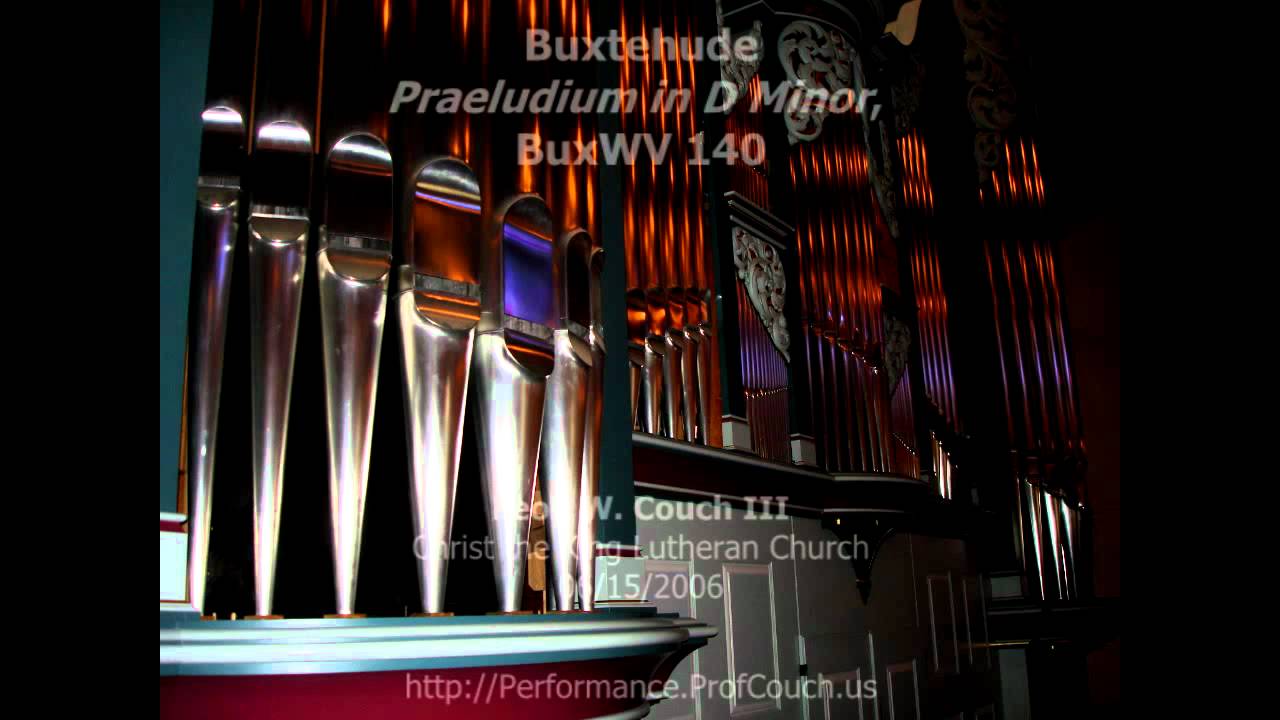 Buxtehude Praeludium in D Minor, BuxWV 140, on Noack organ in Houston