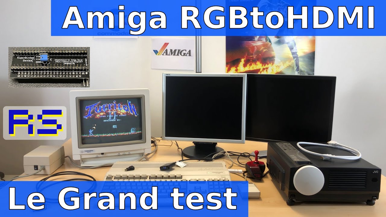 RGBtoHDMI sur Amiga 500 : Le grand test
