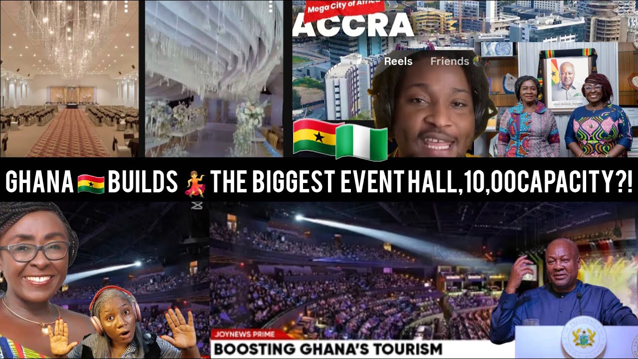 BREAKINGNEWS🔥💃JUBILATION IN GHANA 🇬🇭 AS SHE BUILDS THE BIGGEST EVENT HALL EVER👌