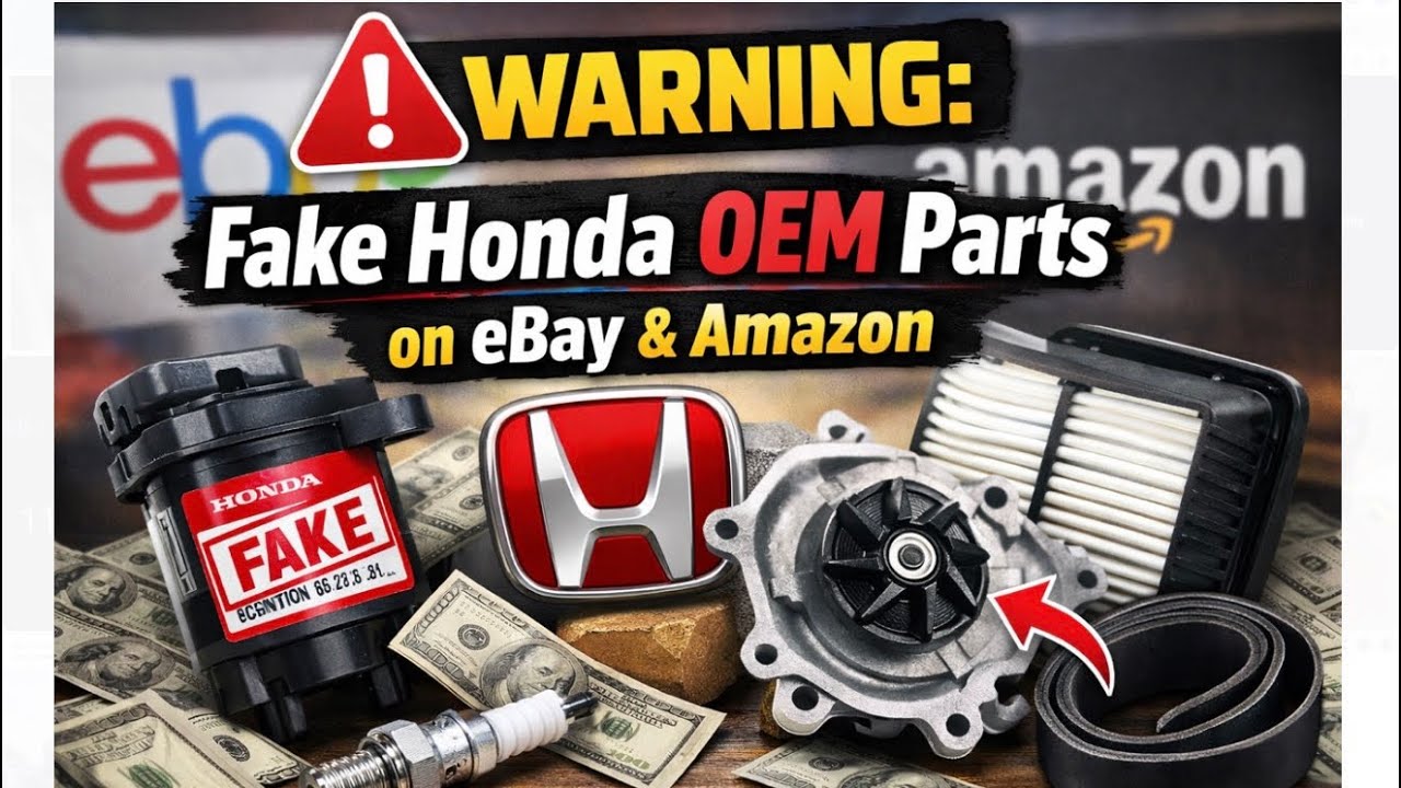 🚨 ВНИМАНИЕ: Поддельные оригинальные запчасти Honda на eBay и Amazon