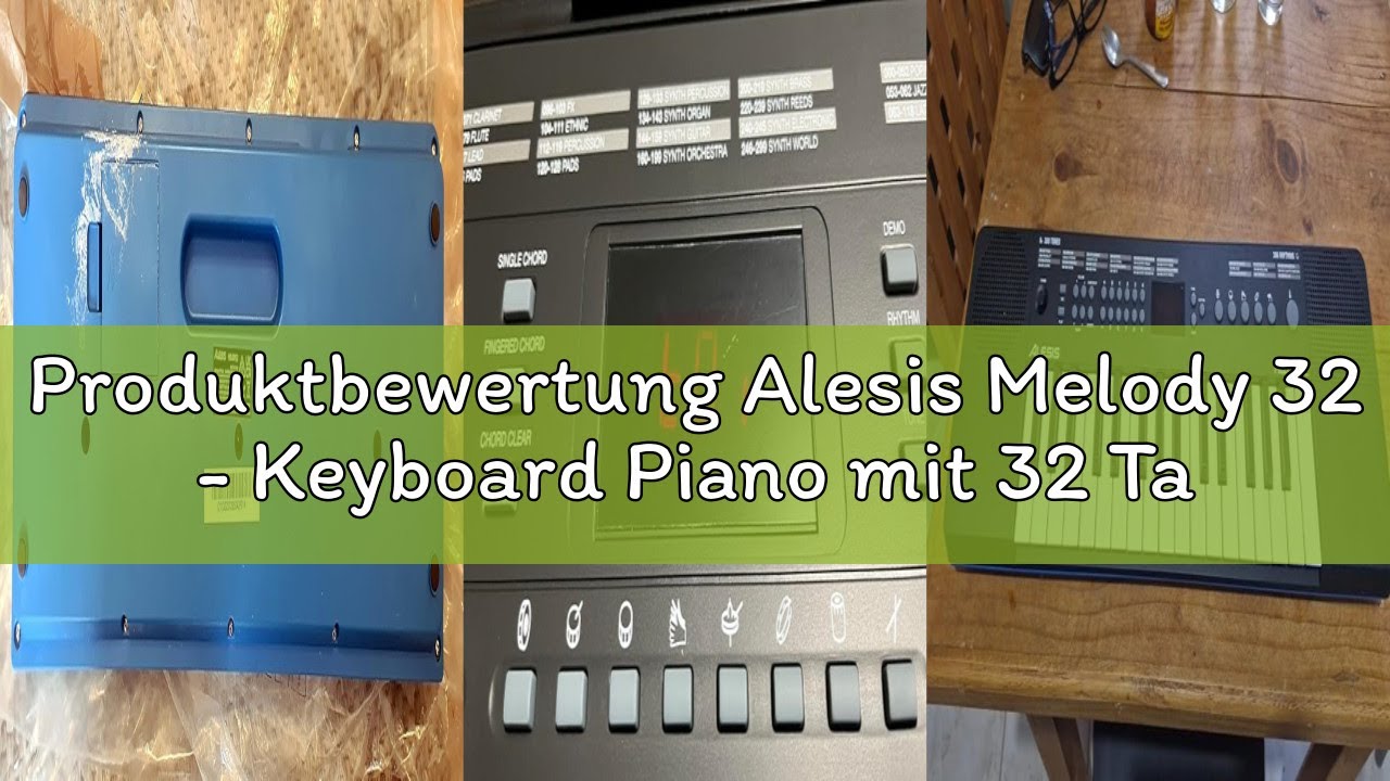 Produktbewertung Alesis Melody 32 - Keyboard Piano mit 32 Tasten, Eingebauten Lautsprechern, 300 Int