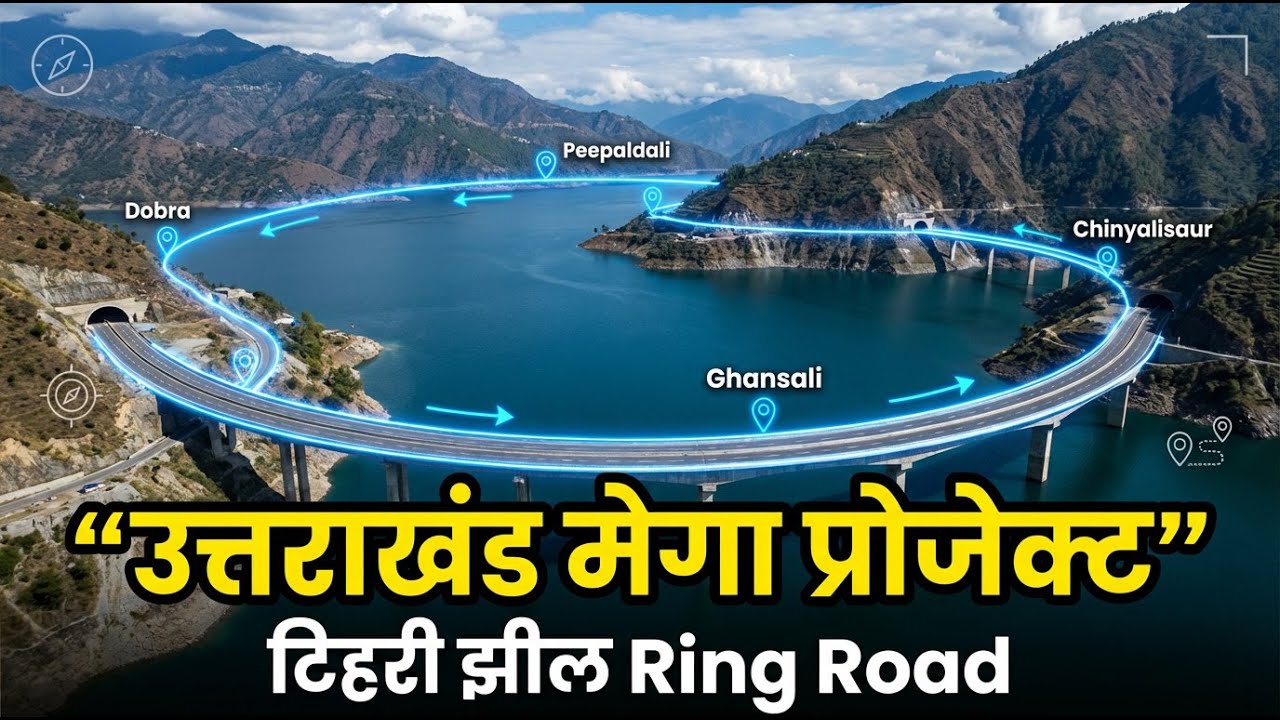 Uttarakhand 2026 Mega Project: Tehri Lake रिंग रोड (2.5 Hours From Dehradun)| Mini Maldives of India