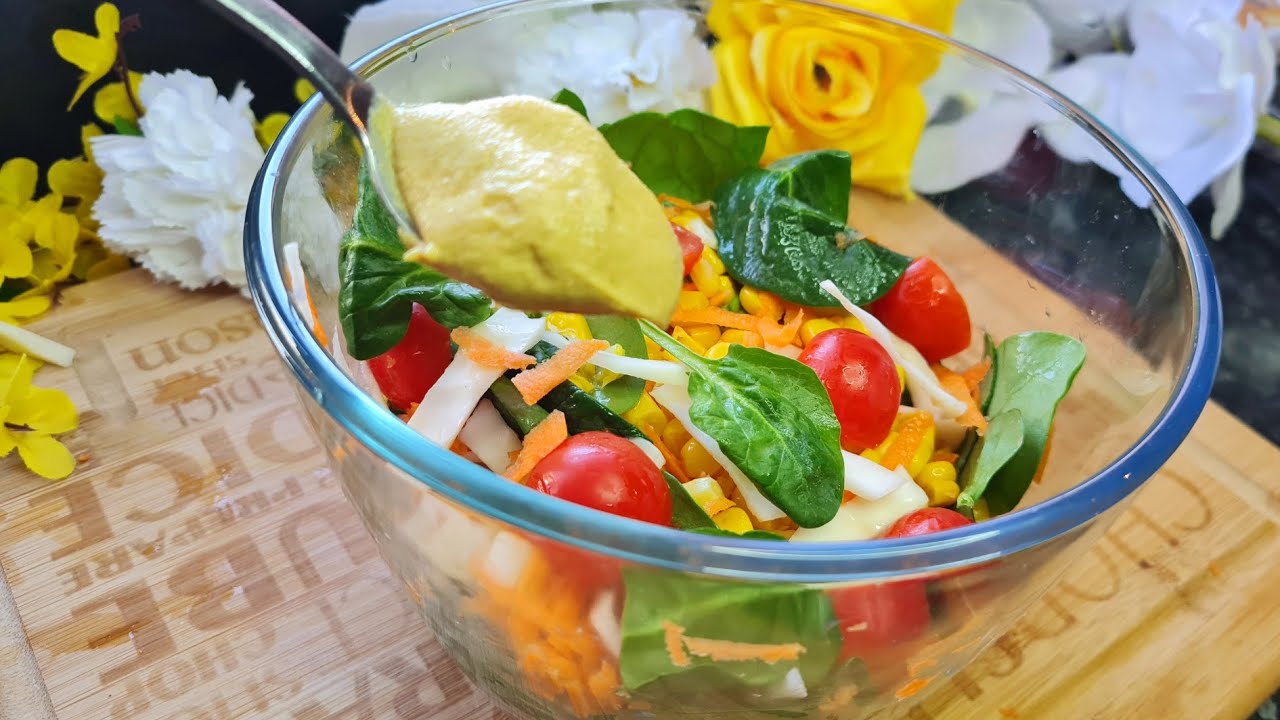 Salade facile et rapide | idee Salade| Salade délicieuse a 5 minutes