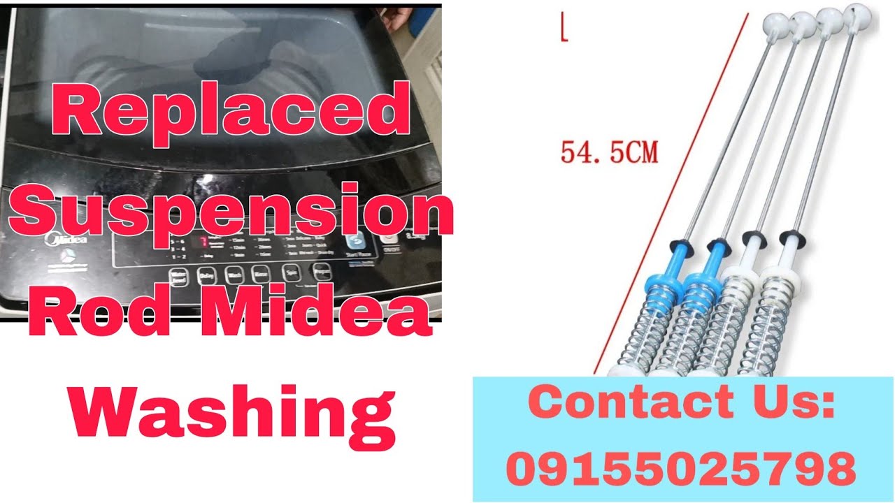 Replaced suspension rod Midea 8.5kg Washing at Canlubang Laguna