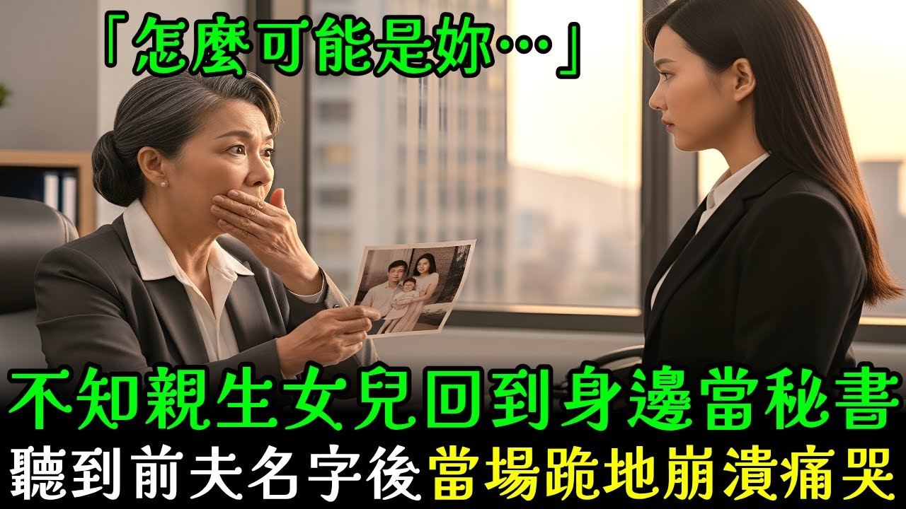 不知親生女兒就在身邊,富豪女董事長聘她當秘書,聽到26年前丈夫名字當場淚崩